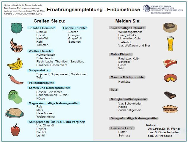 Bild v. Ernährungsempfehlungen